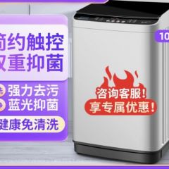 小天鹅全自动10KG洗衣机大容量家用洗脱一体小型租房宿舍洗烘一体